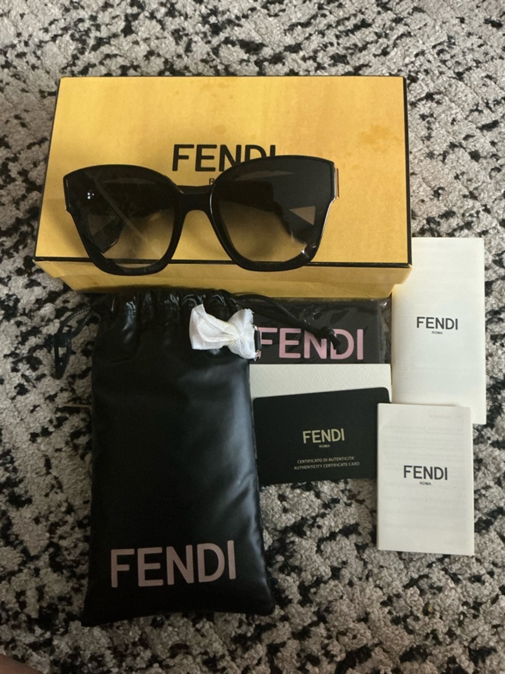 Fendi Black Sunglasses